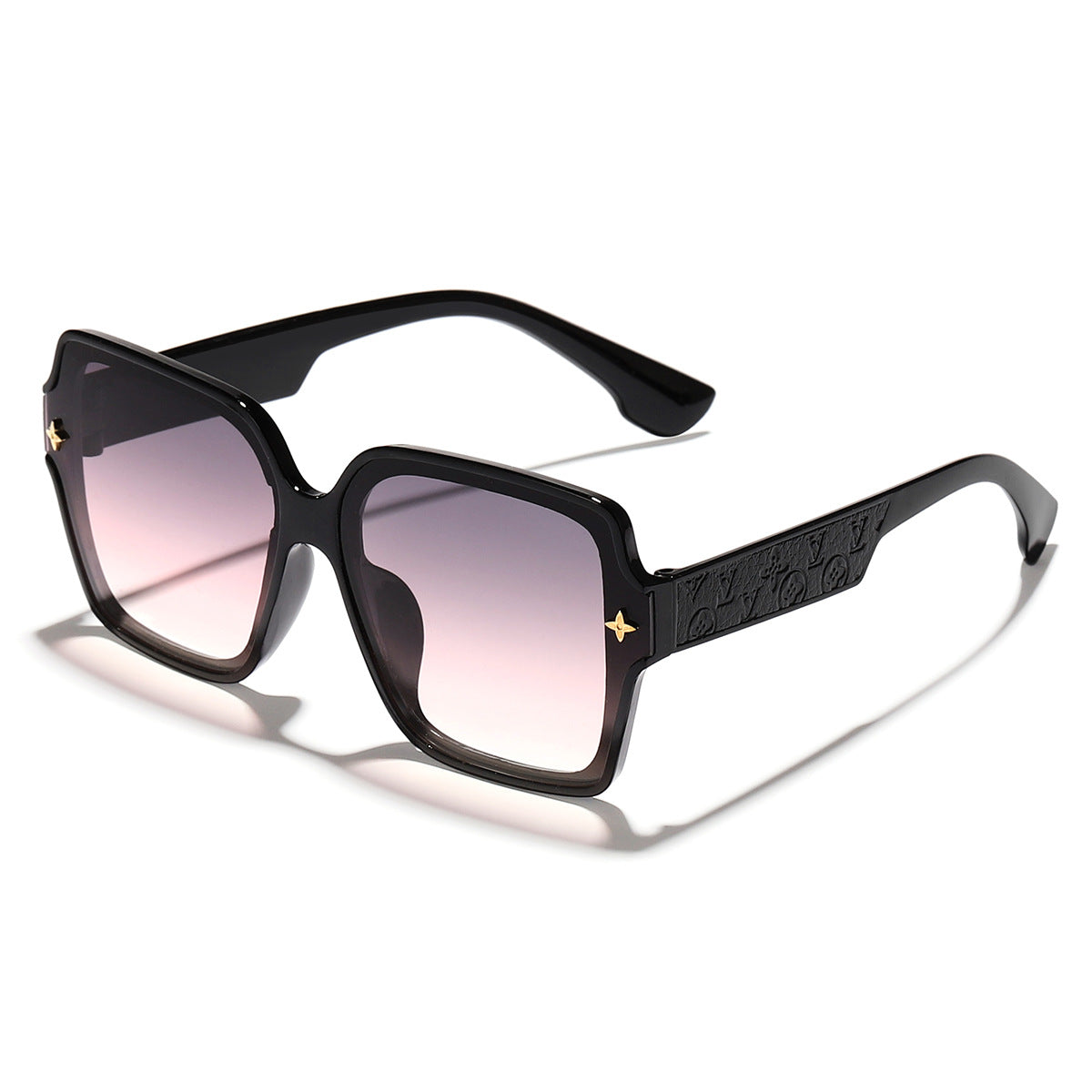 Damen stilvolle oversized Sonnenbrille mit modischem Rahmen Karnz