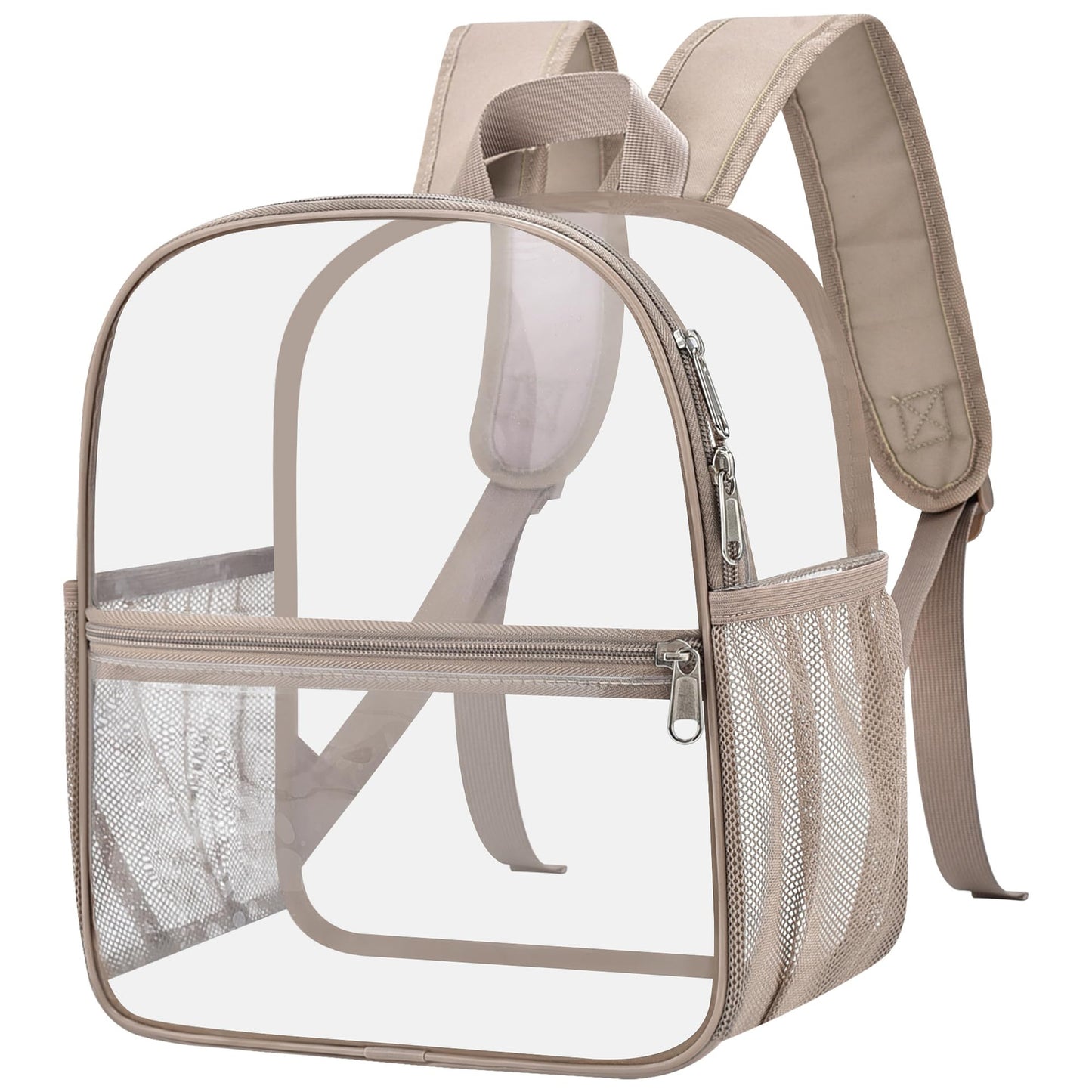 Unisex durchsichtiger Rucksack mit funktionalem Design und mehreren Fächern Karnz