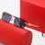 Damen rechteckige Designer-Sonnenbrille mit elegantem Metallrahmen Karnz