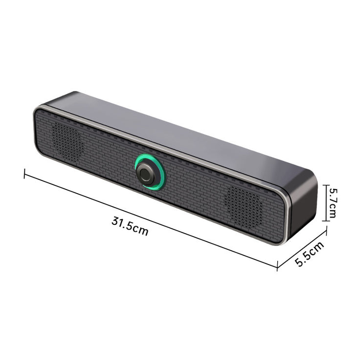 Kompakte kabellose Soundbar mit verbesserter Audio-Klarheit Karnz