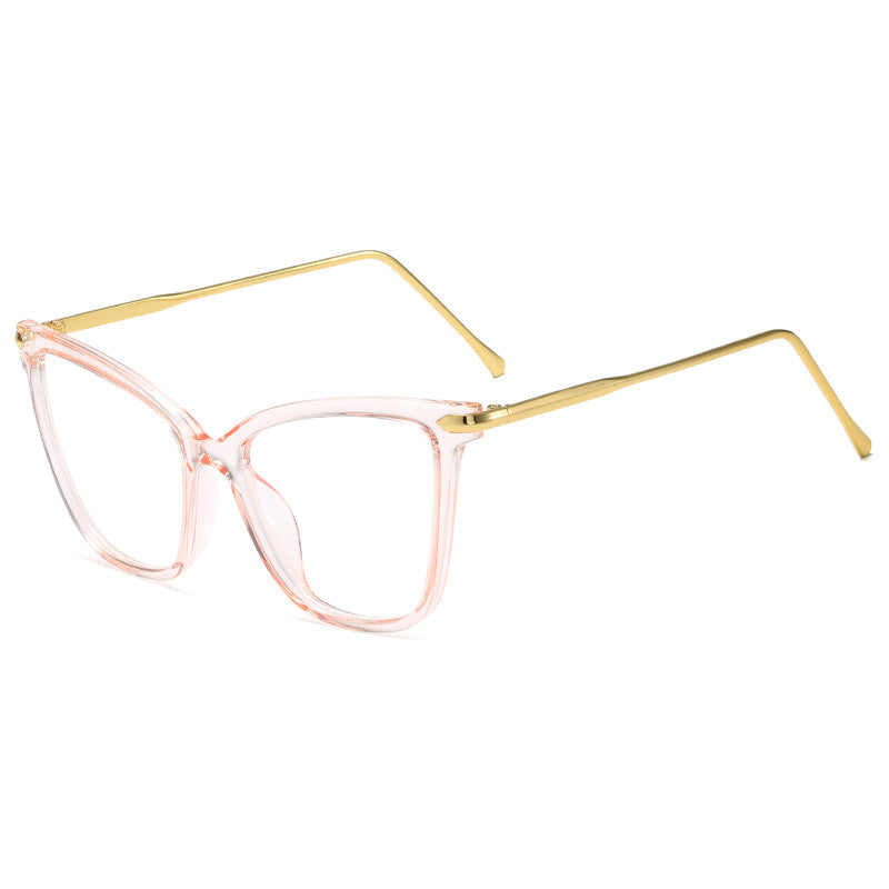 Damen Cat-Eye Brille mit filigranem Metallrahmen Karnz