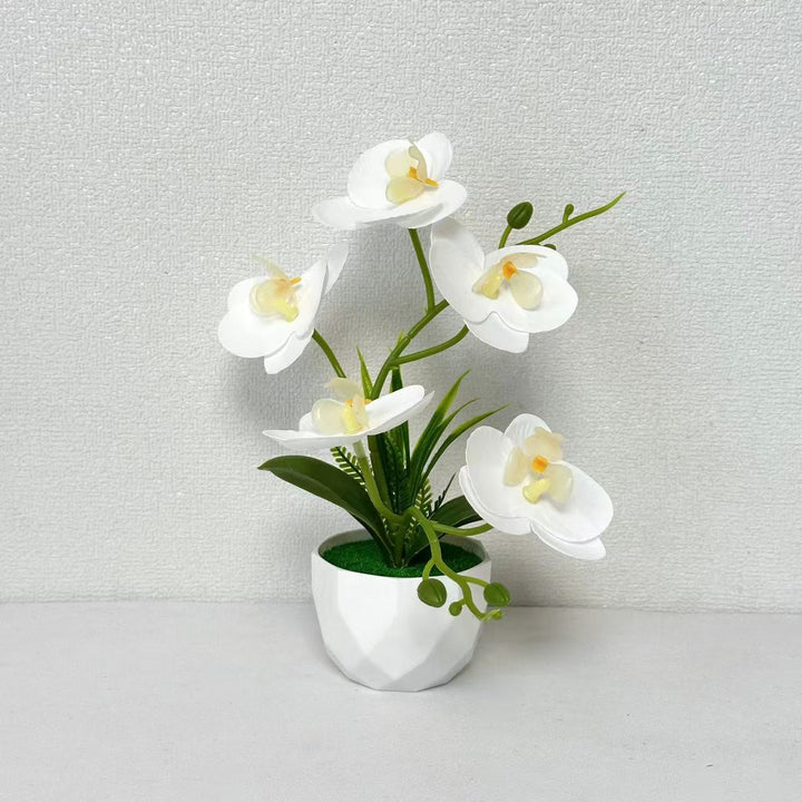 Künstliche Orchideenblumenarrangement für die Innendekoration
