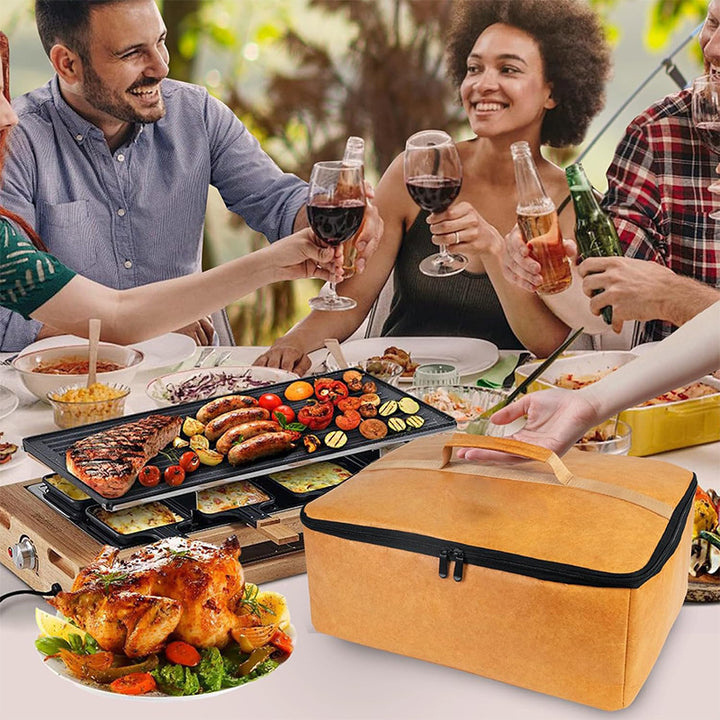 Edelstahl Speisenwärmer Tasche Karnz