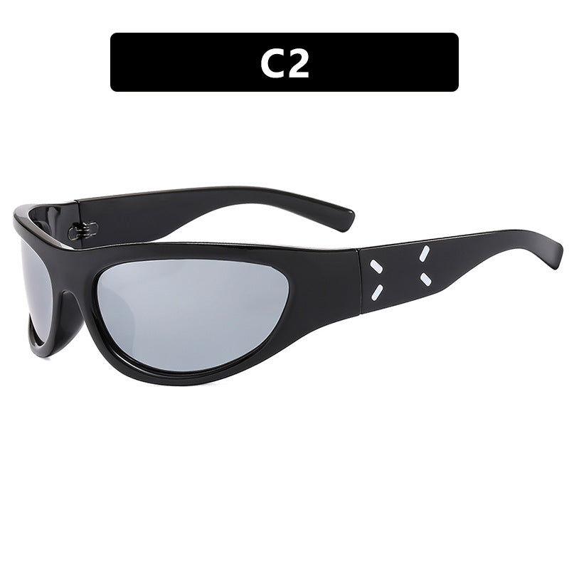 Damen Sportsonnenbrille mit ergonomischem Design und polarisierten Gläsern Karnz