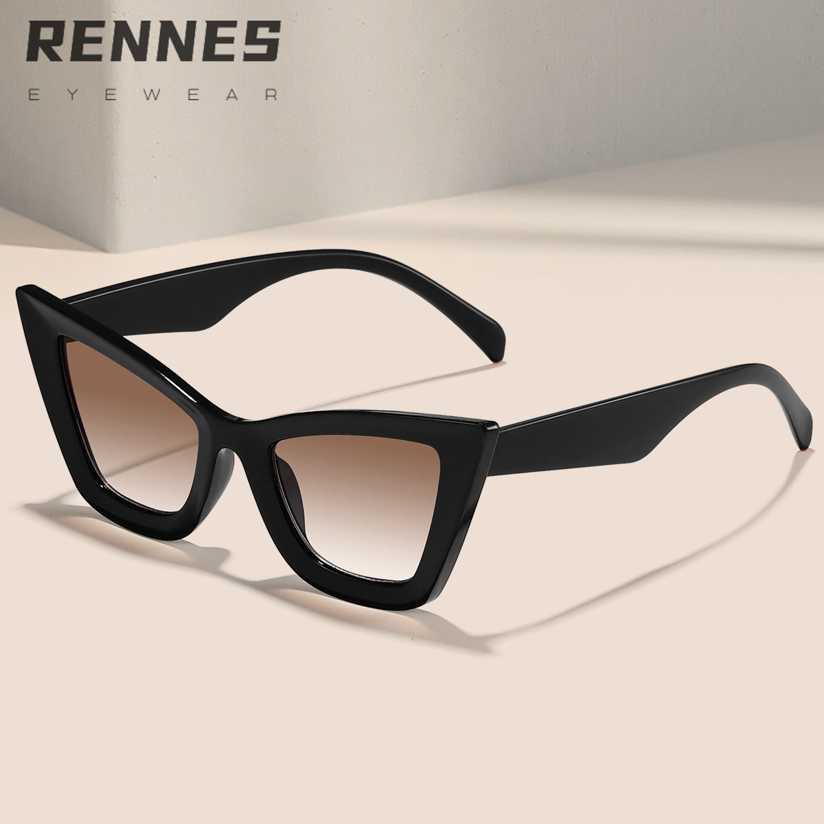 Damen Cat-Eye Sonnenbrille mit modernem Rahmen und UV-Schutz Karnz