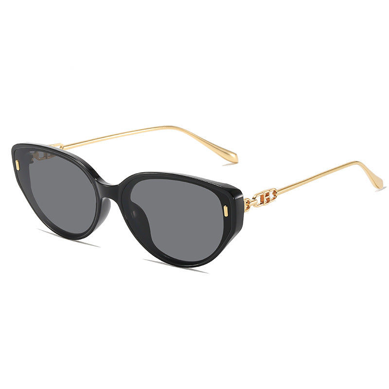 Glamouröse Retro Katzenaugen-Sonnenbrille Karnz