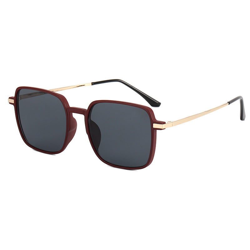 Damen modische oversized Sonnenbrille mit exklusiven Metall-Details Karnz