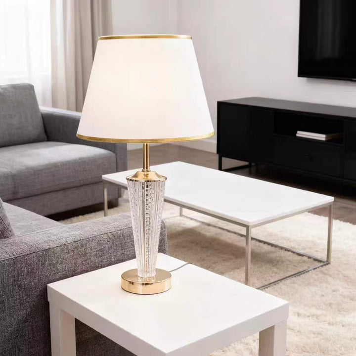 Elegante Kristall Akzent Tischlampe