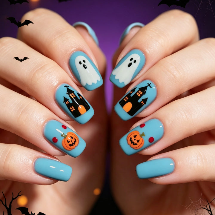 Festliches Halloween-Nagelkunst Karnz