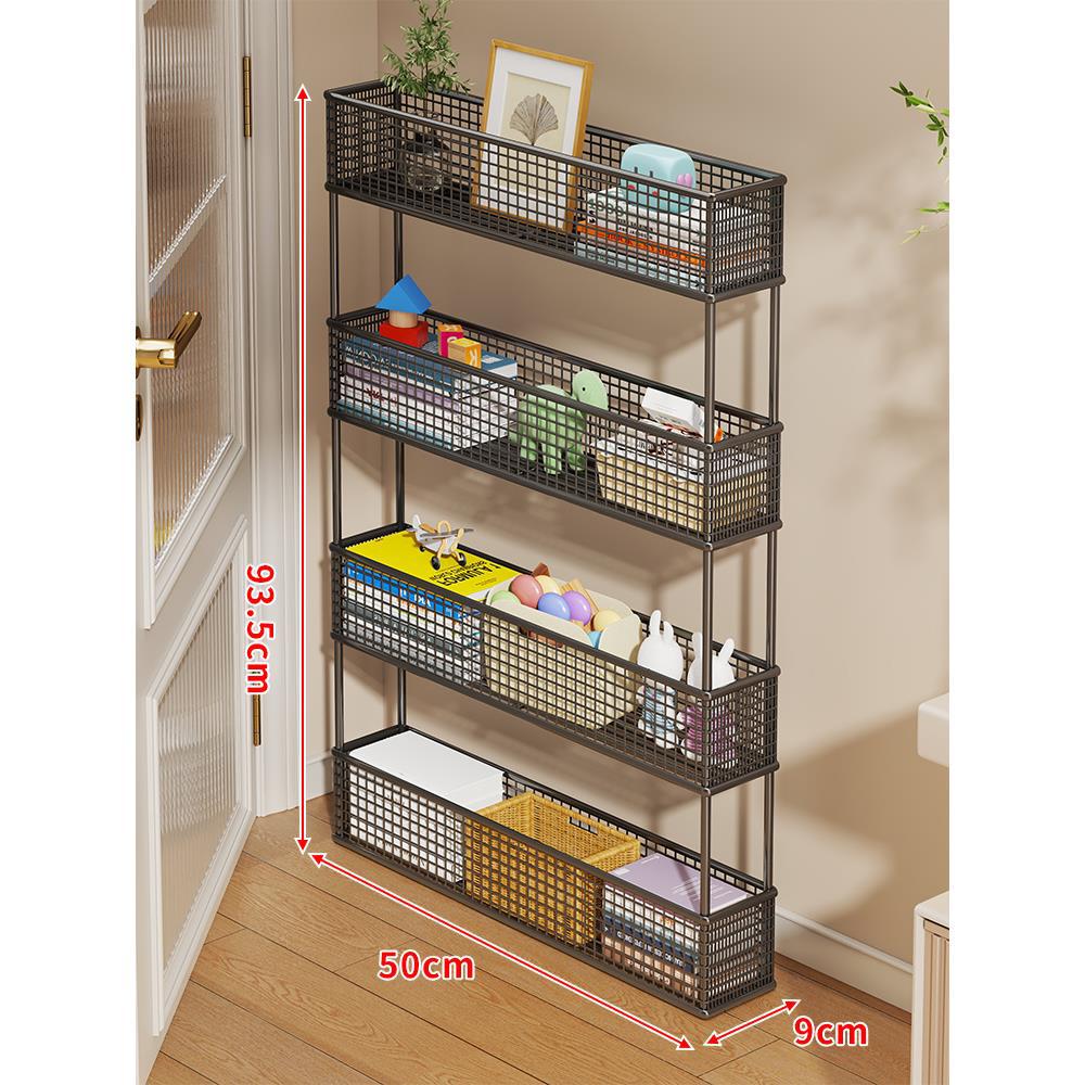Slim Vertikaler Netzkorb Organizer Regalsystem für enge Räume