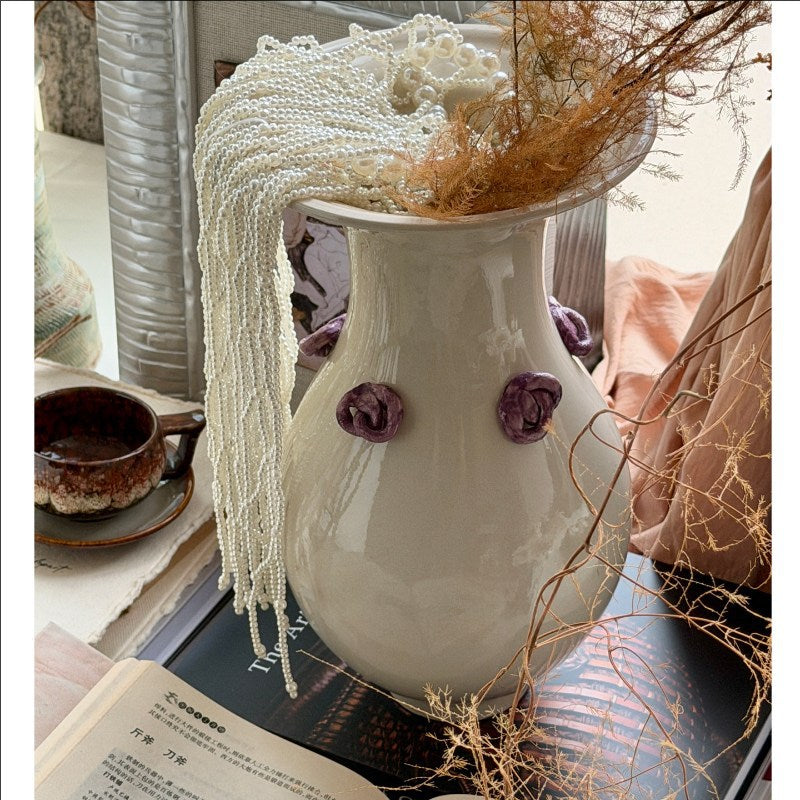Elegante Blumen Dekorative Vase