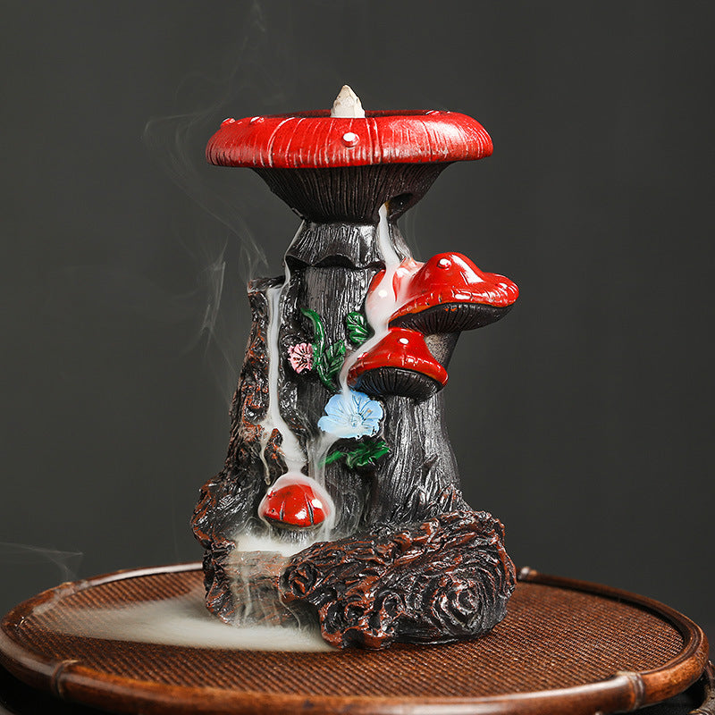 Künstlerischer Pilz-Themen Räucherstäbchen Wasserfall