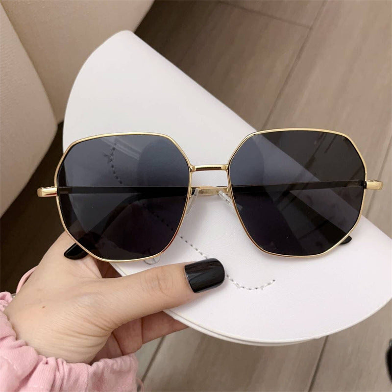Damen stilvolle Acht-Eck Sonnenbrille Karnz