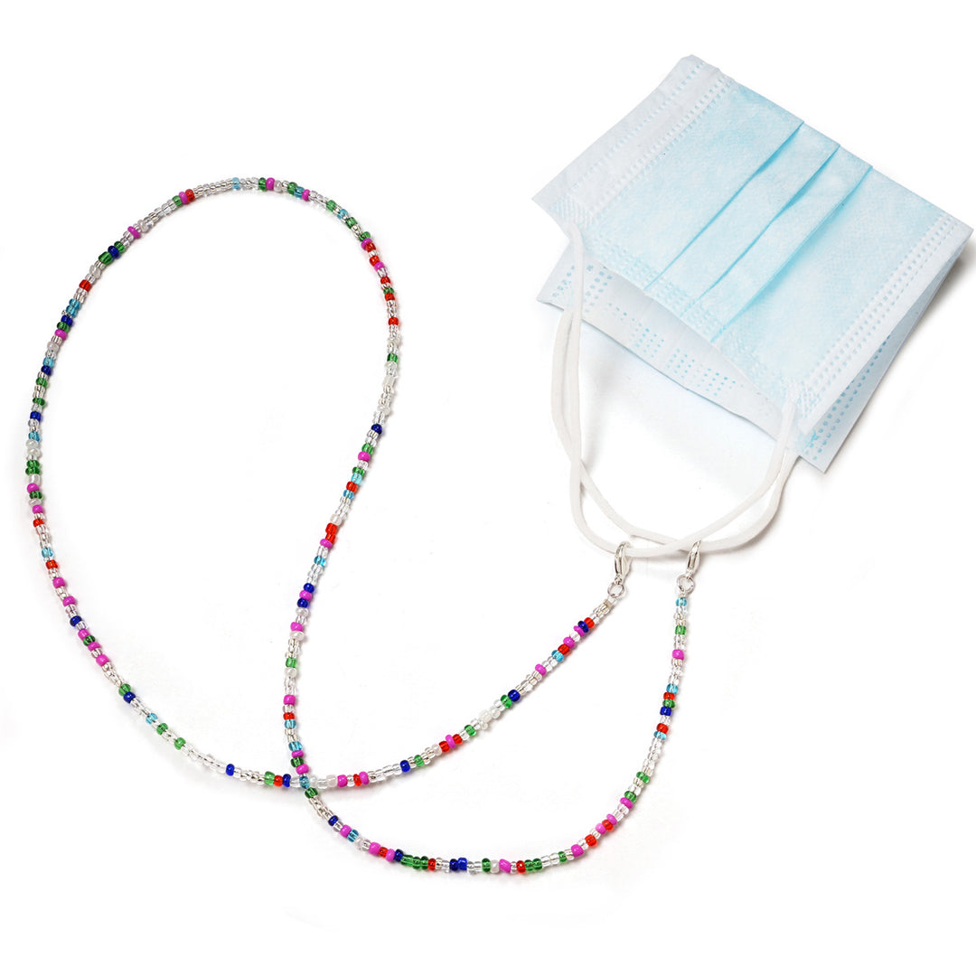 Bunte Artisan Perlen Brillen Kette Karnz