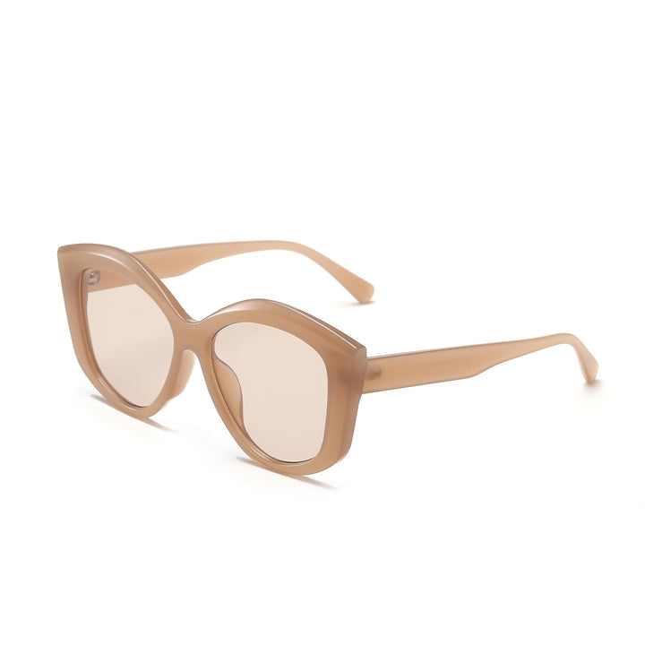 Damen stylische Katzenaugen Sonnenbrille Karnz