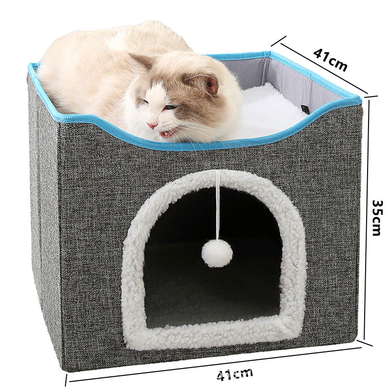 Gemütlicher Katzenversteck Karnz