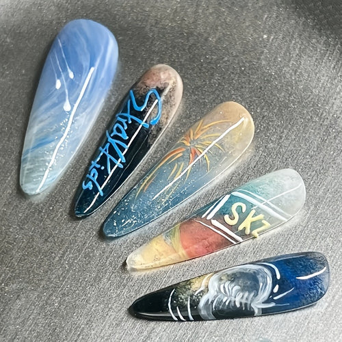 Künstlerische Kunstnägel Karnz