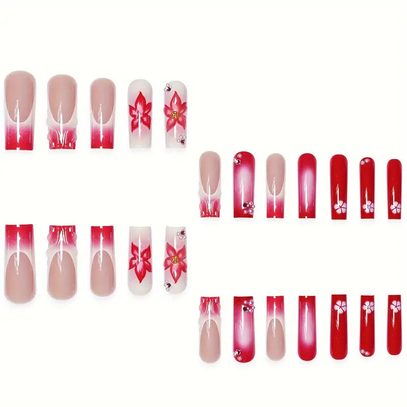 Künstlerisches Gel Floral Nagelkunst Karnz