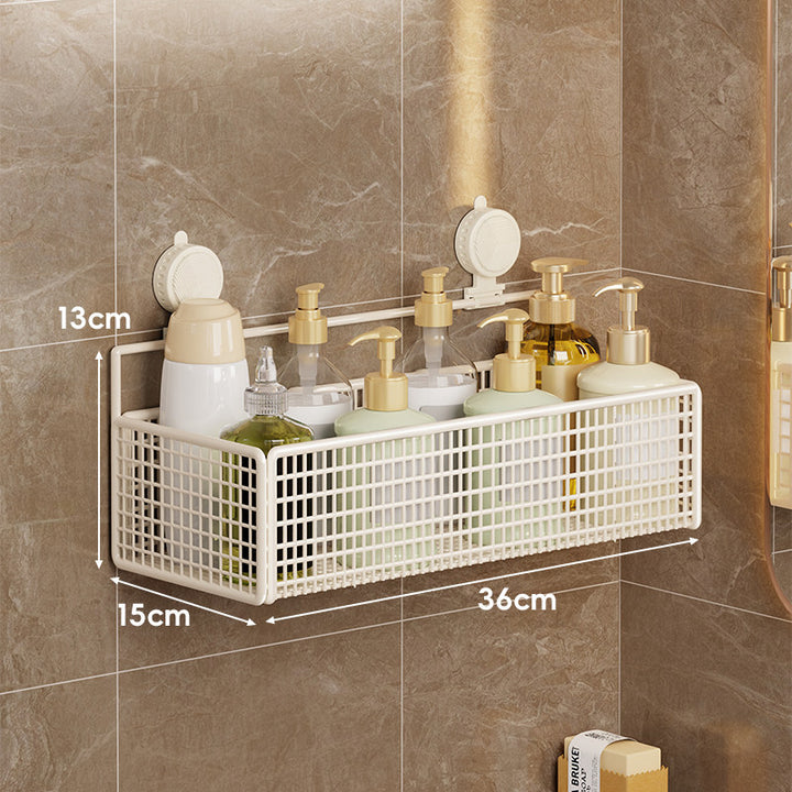 Saugmontierter Doppel-Mesh-Duschcaddy Organizer