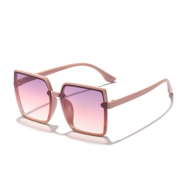 Damen quadratische Sonnenbrille mit UV-Schutz und eleganter Rahmenstruktur Karnz