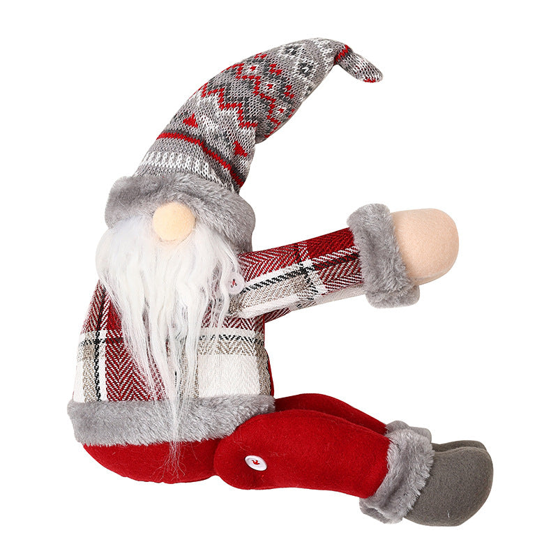 Dekorativer Weihnachtsmann Vorhanghalter Karnz