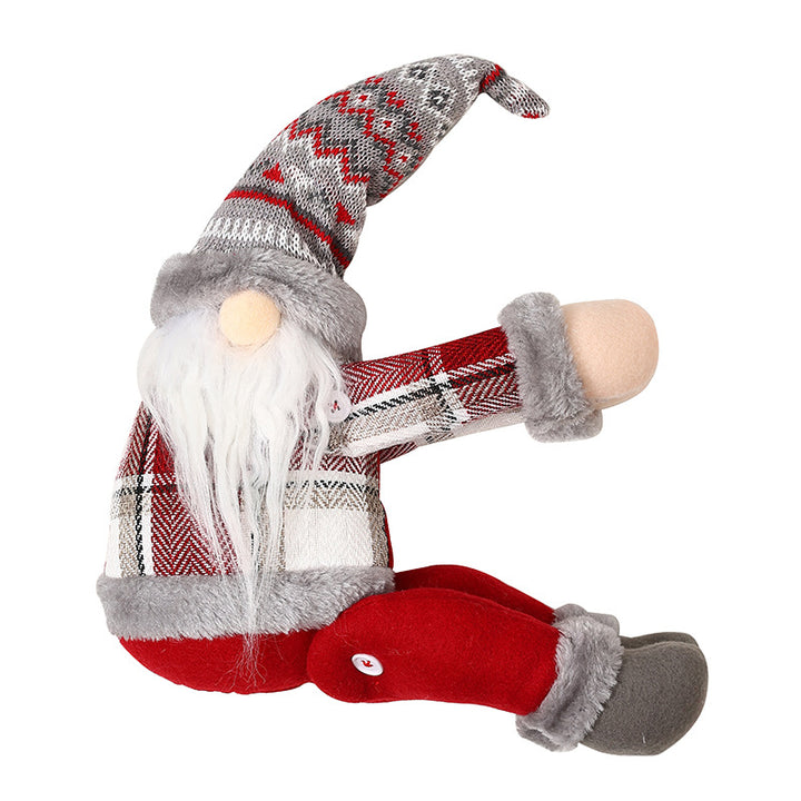 Dekorativer Weihnachtsmann Vorhanghalter Karnz