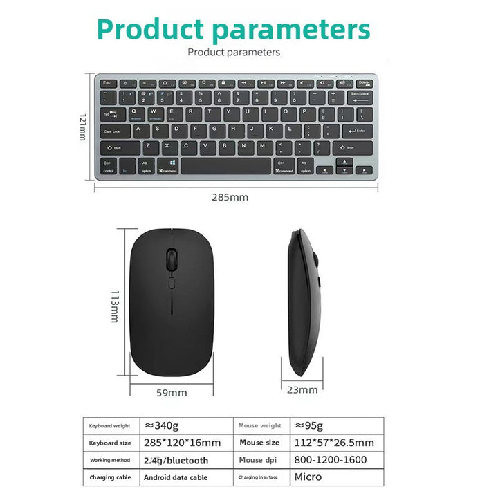 Bluetooth-Tastatur mit Ergonomischem Design Karnz