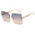 Damen modische quadratische Sonnenbrille mit luxuriösem und elegantem Rahmen Karnz