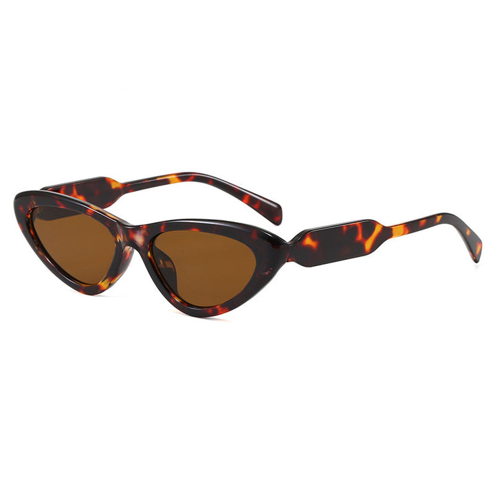 Schicke Cat-Eye Sonnenbrille mit einzigartigem Rahmen Karnz