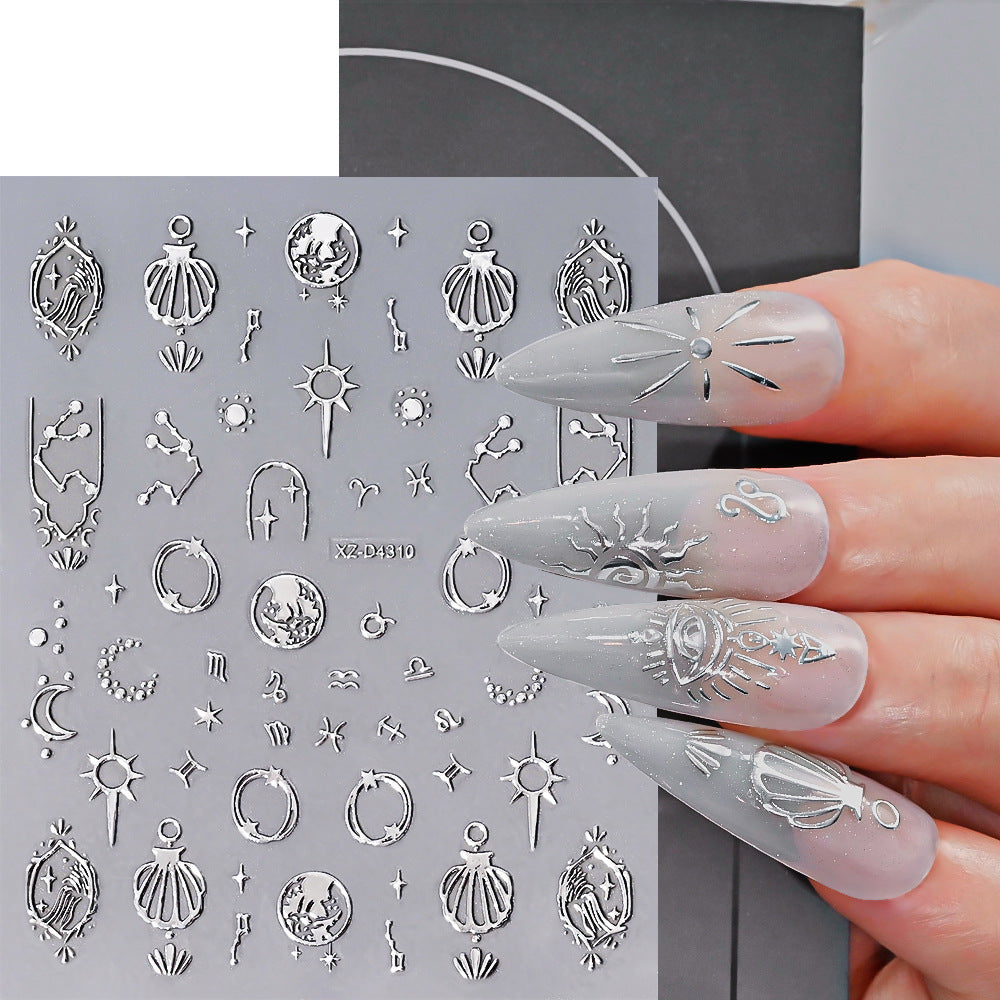 Nagelkunst Dekorative Folienaufkleber