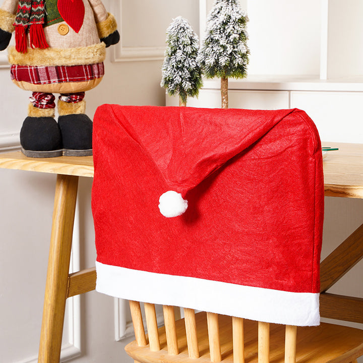 Festlicher Stuhlüberzug mit Weihnachten-Motiv Karnz