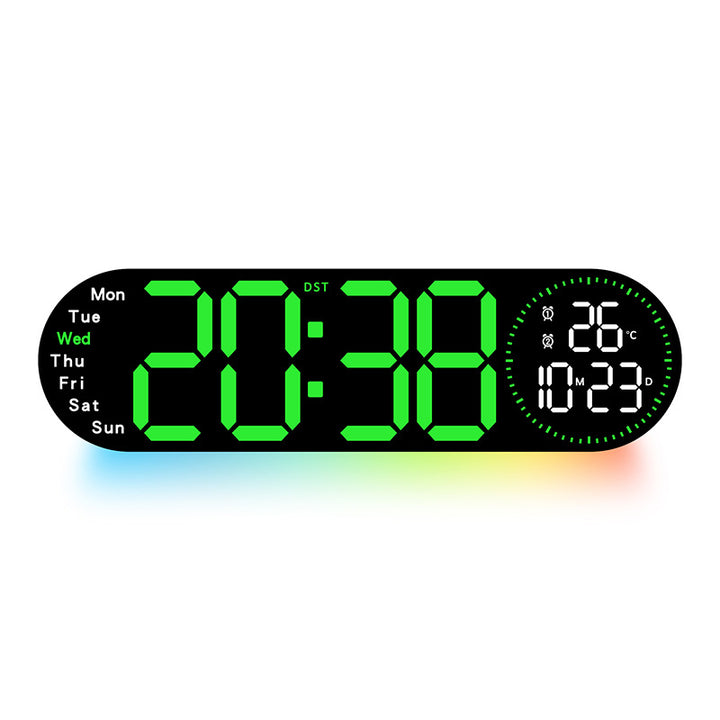 Digitaler Multifunktionswecker mit Temperatur und Wetteranzeige Karnz