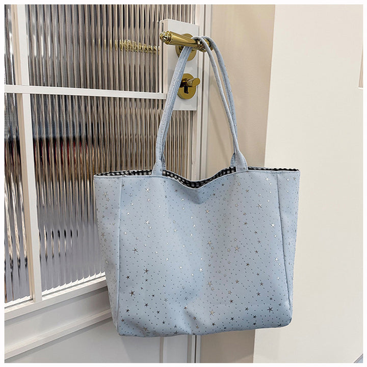 Stylische Stern-Muster Tote Bag Karnz