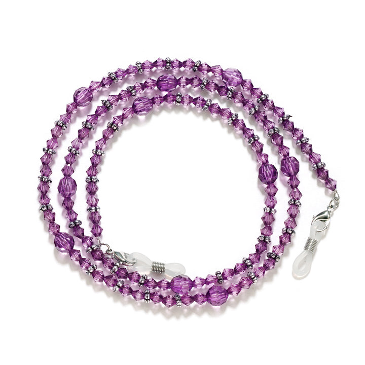 Elegante Kristallperlen Brillenband Karnz