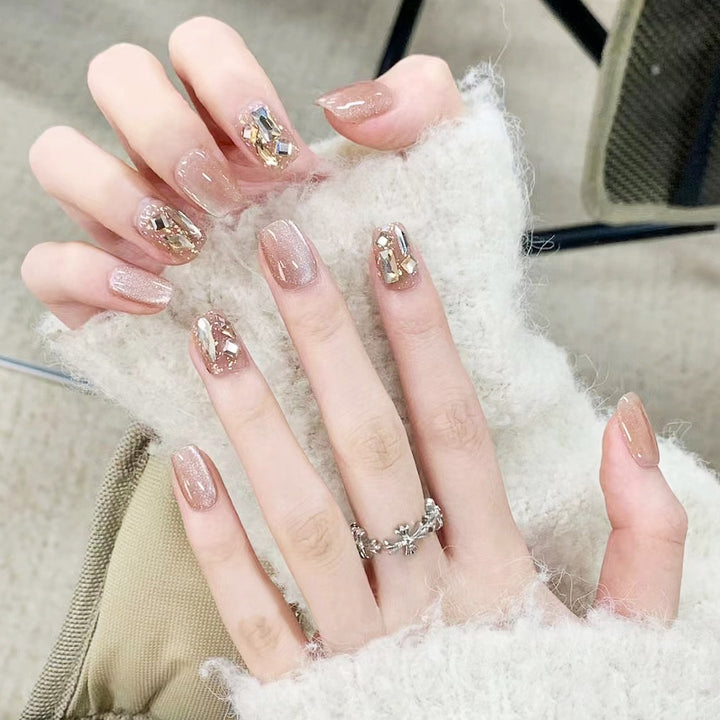 Chic Dekorative Druck-Nagelspitzen Karnz