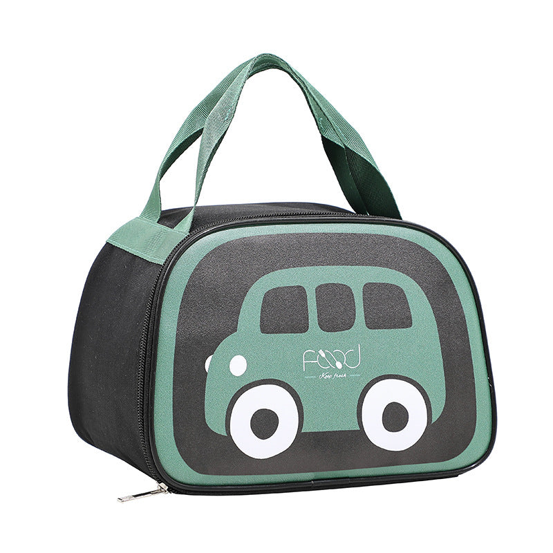 Isolierte Lunchbox mit lustigem Fahrzeugdesign Karnz