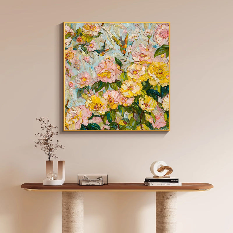 Florale Inspiriertes Leinwandkunstwerk