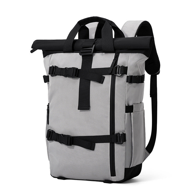 Stylischer Roll-Top Abenteuer-Rucksack Karnz