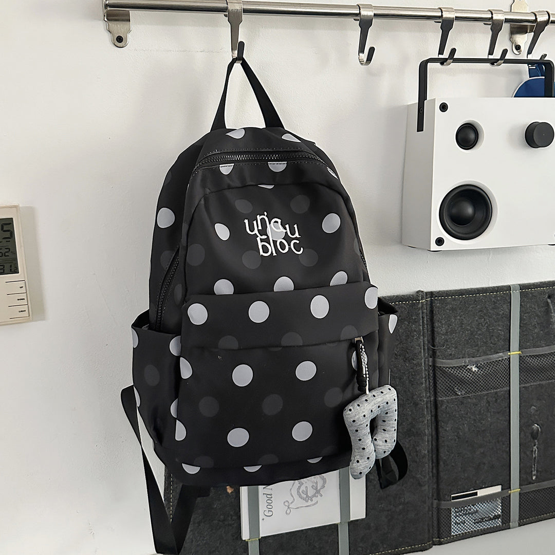 Polka-Dots-Musterer Casual Rucksack Karnz