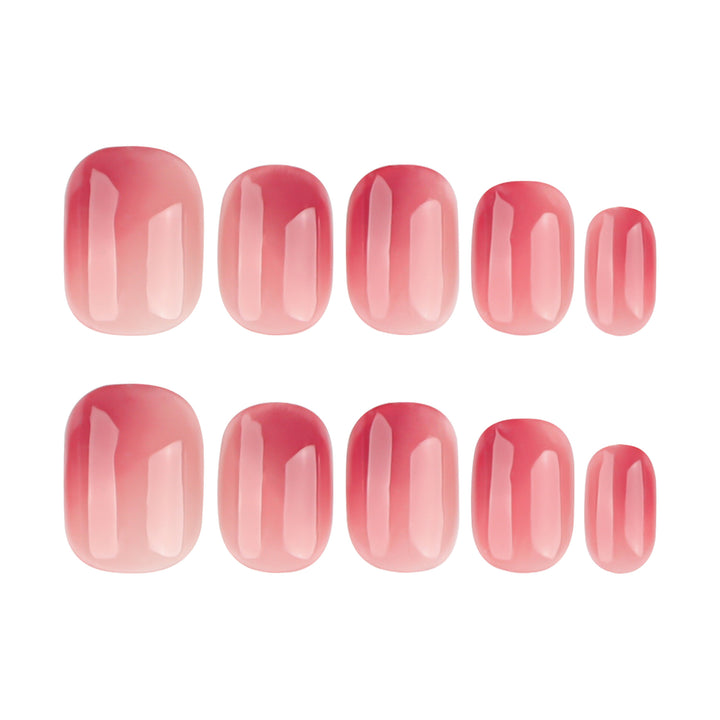 Elegante Nagelverlängerungen mit natürlichem Glanz Karnz