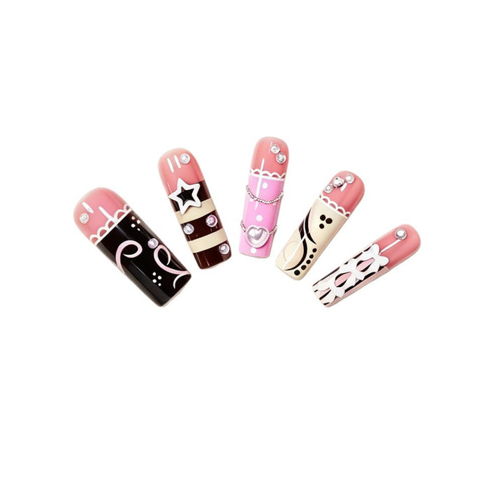 Elegante Künstlerische Nagelüberzüge Karnz