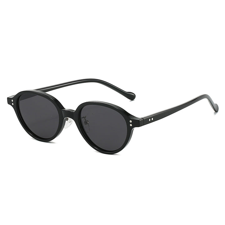 Damen Vintage-Inspirierte Sonnenbrille mit stilvollem ovalen Rahmen Karnz