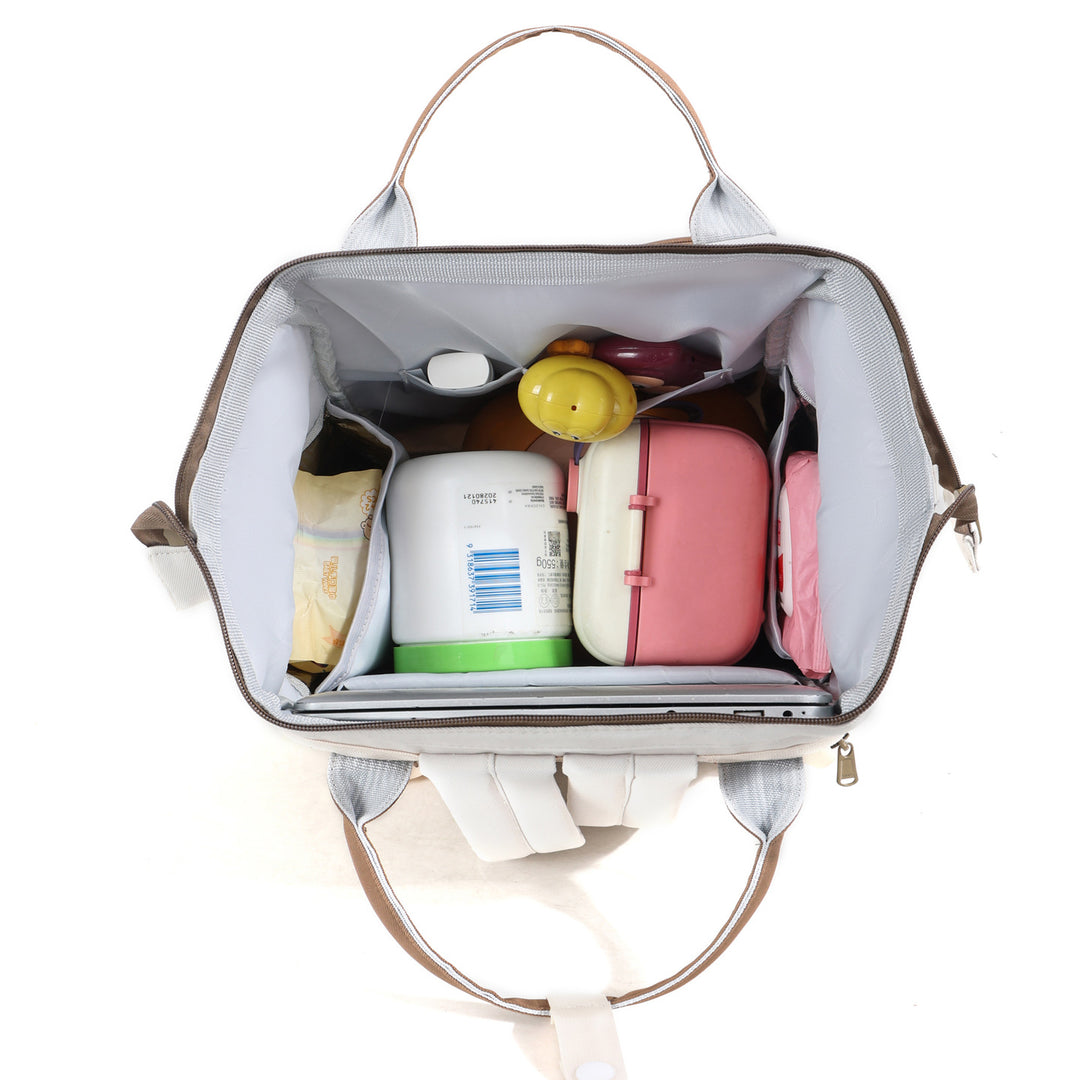 Stylischer Mehrfach-Taschen Rucksack Karnz