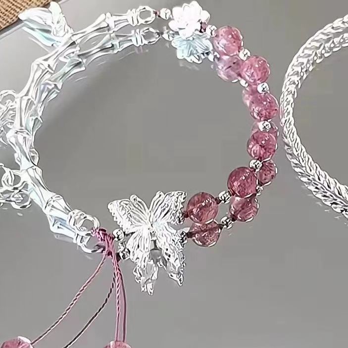Artisan Schmetterlingsanhänger Armband Karnz