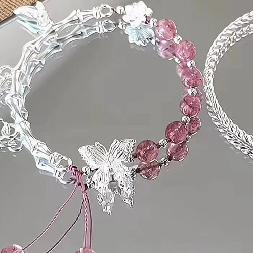 Artisan Schmetterlingsanhänger Armband Karnz