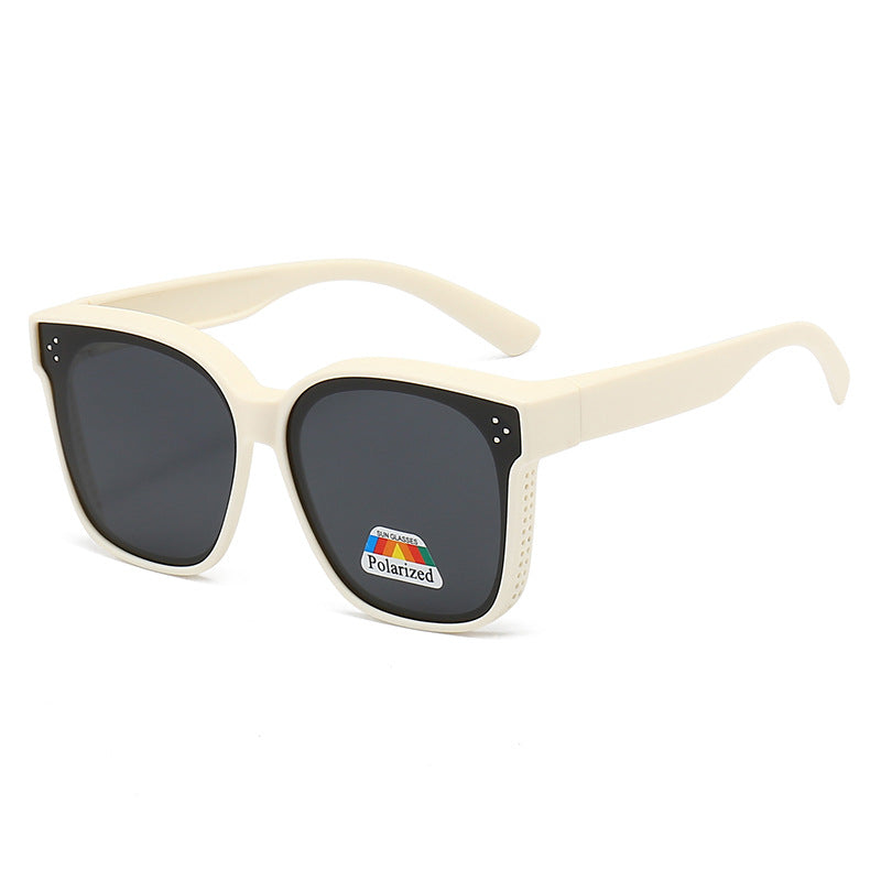 Damen modische quadratische Sonnenbrille mit innovativem Lüftungssystem Karnz