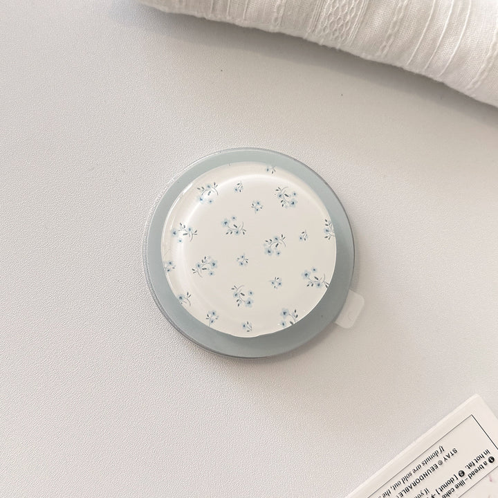 Dekorativer Keramik-Untersetzer mit floralem Design Karnz