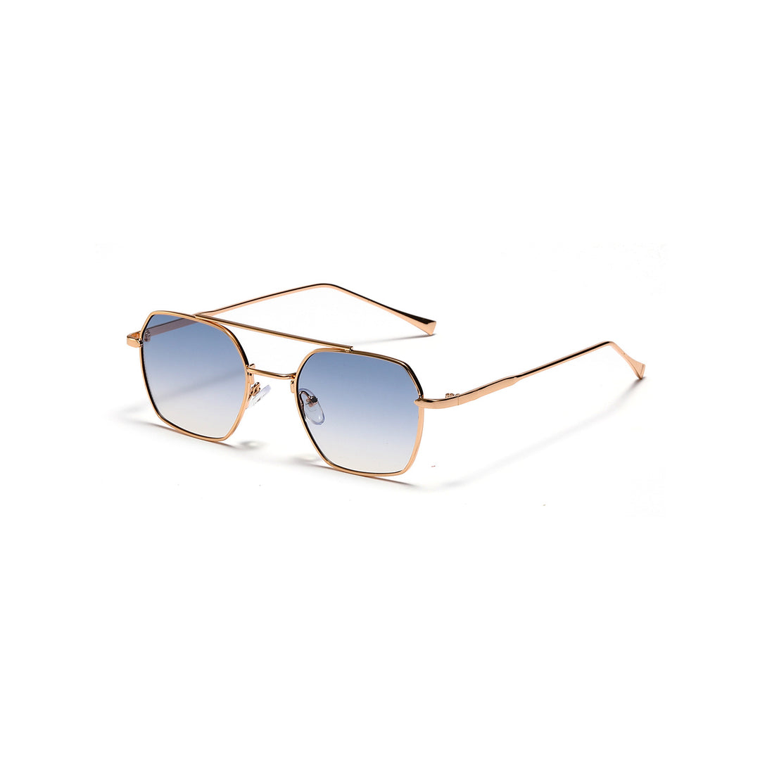 Damen filigrane Sonnenbrille mit elegantem polygonalen Rahmen Karnz