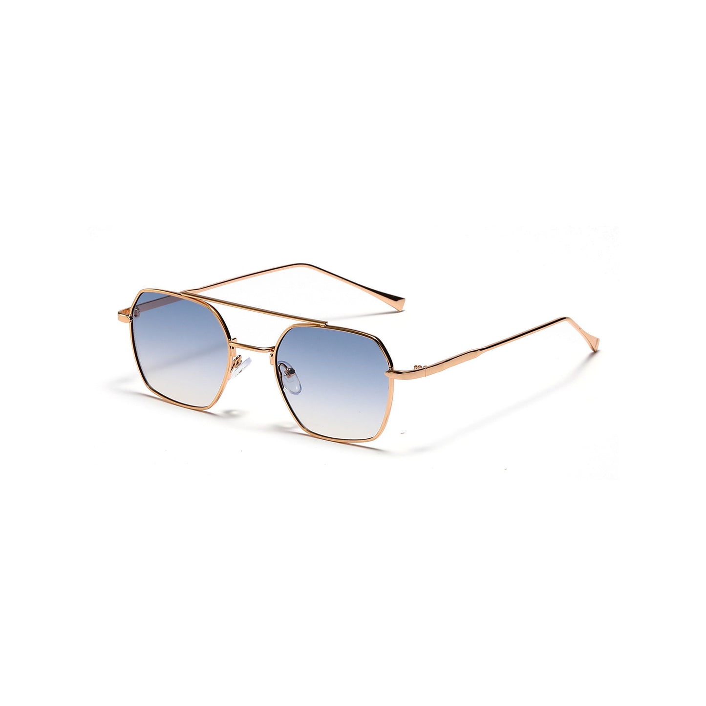 Damen filigrane Sonnenbrille mit elegantem polygonalen Rahmen Karnz