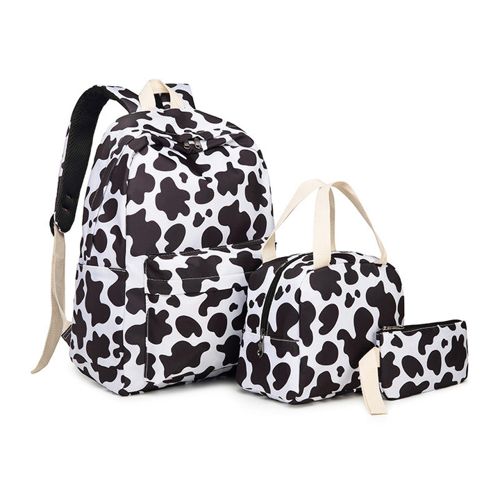 Stylische Leopardenmuster-Rucksack- und Zubehörset Karnz